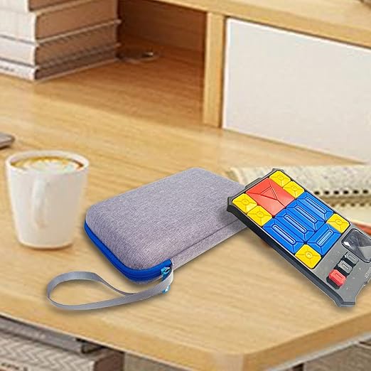 JCHPINE Hard Carrying Case for GiiKER Super Slide Brain Games, Protective Storage Holder for GiiKER Brain Teaser Puzzles Interactive Handheld Game Console Accessories (Blue Case Only)-CubbioJoy