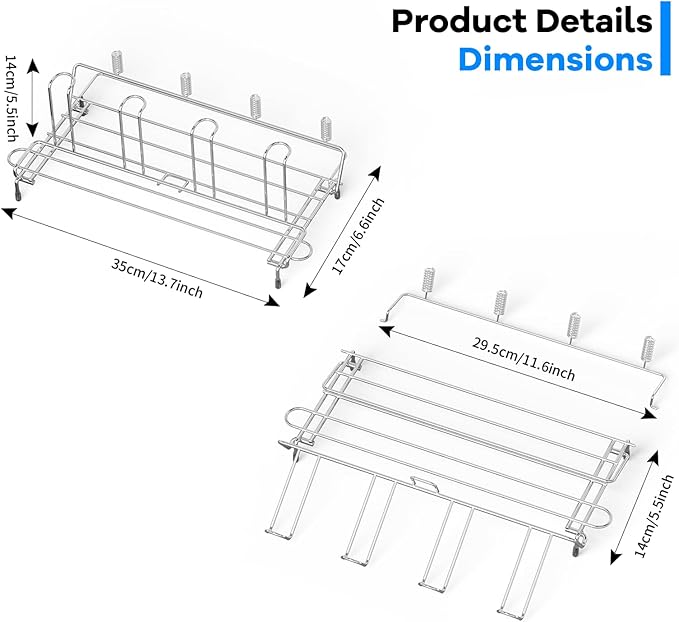 Bottle Drying Rack Stainless Steel Fold Water Bottle Drying Rack Organizer with Straw Holder for Baby Bottles,Cups, Mugs and Glass, Sports Bottles Dryer Countertop-CubbioJoy