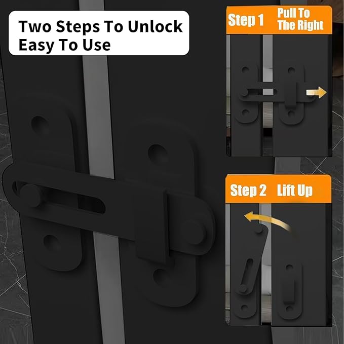 55.1 Inch Tall Baby Gate Auto Close Dog Gate Adjustable 29.92" - 43" Wide Pressure Mounted Walk Through Swing Pet Gate for Doorways (Black, 29.92" - 43")-CubbioJoy