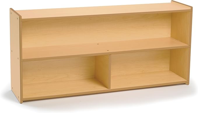 Children’s Factory Kids 2 Shelf Bookshelf Organizer, Classroom Bookshelf for Kids and Toddlers-CubbioJoy