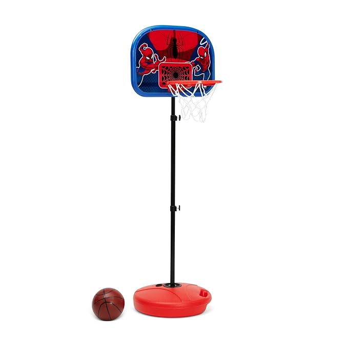 Delta Children - Marvel Spider-Man Basketball Hoop Set for Kids, Red-CubbioJoy