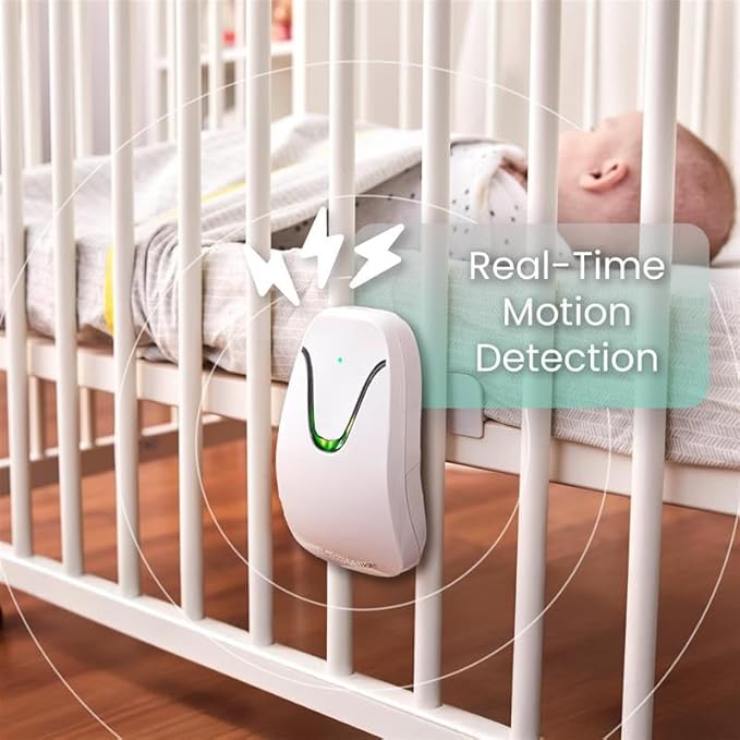 Babysense Video & Breathing Movement Monitor - Video Baby Monitor with Breathing Motion Detection & Alerts Bundle Pack - Video Monitor V24R with Babysense 7 Under-The-Mattress Sleep Monitor-CubbioJoy