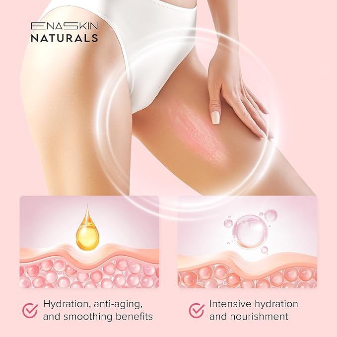 Anti Cellulite Body Firming Cream: Cellulite Remover for Legs & Inner Thigh- Skin Tightening Lotion for Womens' Booty, Stomach & Belly with Acetyl Hexapeptide-8 & Caffeine, 100 ML-CubbioJoy