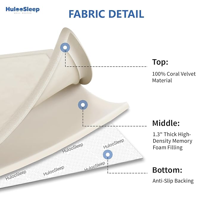 Baby Play Mat for Floor,1.3" Thick Memory foam Tummy Time Mat for Toddlers,Infants,kids,Water-Repellent Soft Nursery Rug,Extra Large Non Slip for Crawling&Yoga,Tatami Style for Living Room(Cream)-CubbioJoy