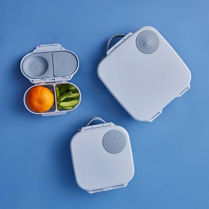 b.box Snack Containers for Kids, Toddler Snack Box Container, Reusable Small Bento Box for Lunch, School & Travel, Leak Proof, BPA free, Dishwasher Safe, Ages 4 months+ (Chill Out, 12oz capacity)-CubbioJoy