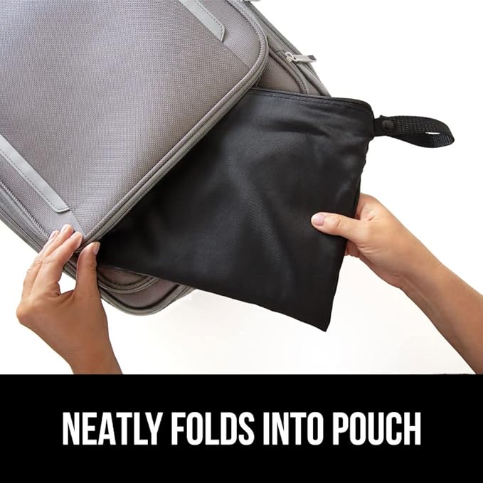 GORILLA GRIP Car Seat Travel Bag for Airplane Gate Check, Easy Carry Padded Backpack Bags Cover Carseats, Infant Baby Carriers and Toddler Booster Seats for Airport, Child Air Travels Essential, Blue-CubbioJoy