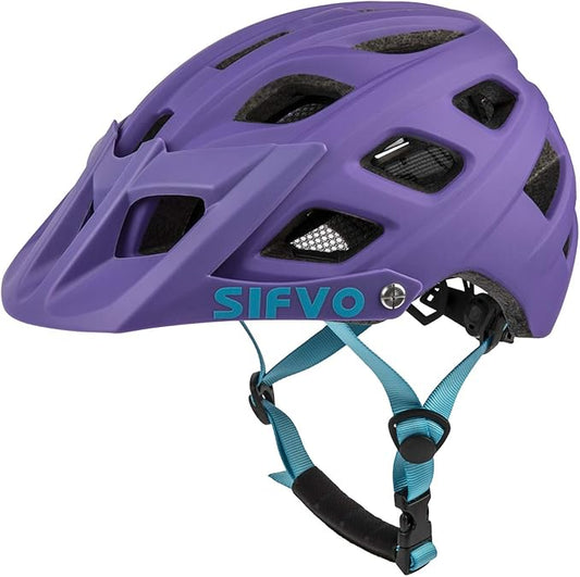 Kids Bike Helmet, SIFVO Kids Helmet 8+ Boys and Girls Bike Helmet with Cool Visor, Bike Helmets for Kids, Youth Bike Helmet Kids Mountain Bike Helmet Lightweight and Sturdy【55-58cm】-CubbioJoy