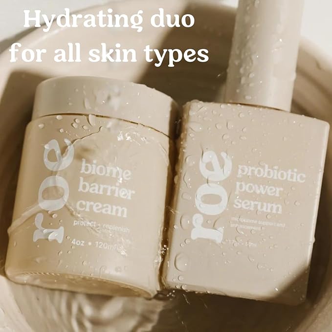 Baby Cream & Baby Serum Power Pair Biome Barrier | For All Skin & Ages | Hydrating Body, Face, Dry Irritated Skin Toddlers, Newborns Skincare (Power Pair)-CubbioJoy