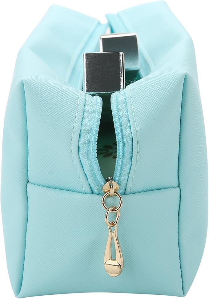 Bridesmaid Proposal Gifts Letter Cosmetic makeup bag bulk for Wedding Party Favors Bachelorette party decorations Toiletry Organizer Bag Makeup Case Gift (6, White)-CubbioJoy