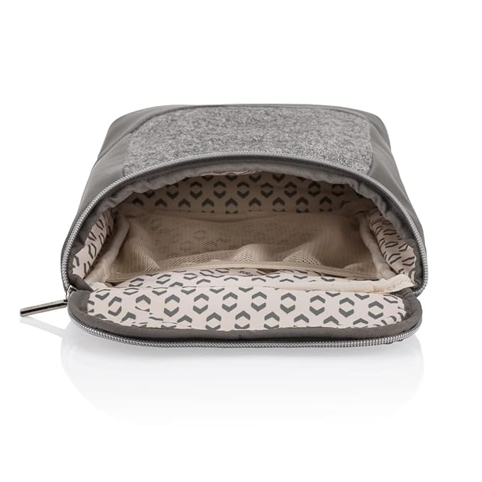 Itzy Ritzy Insulated Bottle Bag – Keeps Bottles Warm or Cool - Holds 3 Bottles and Features Interior Pocket for Ice Pack (Not Included), Grayson-CubbioJoy