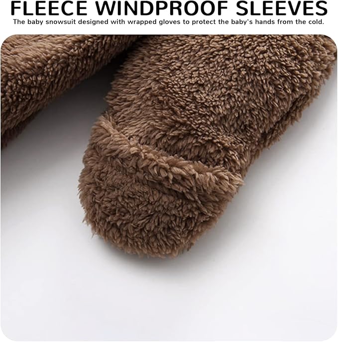 Baby Boy Girl Snowsuit Winter Warm Clothes Coat Infant Jumpsuit Toddler Outfit-CubbioJoy