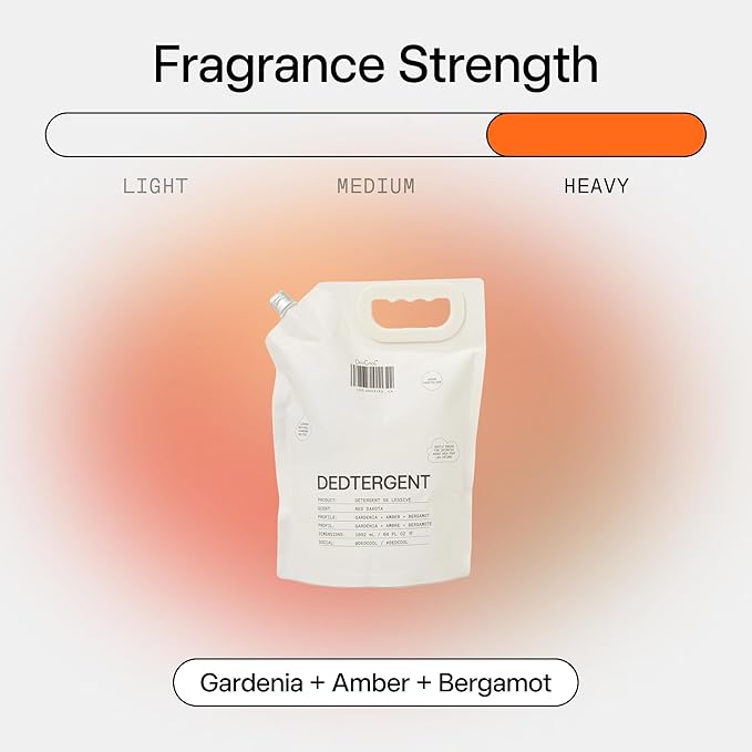 DedCool Liquid Laundry Dedtergent | Red Dakota | Bold Woody Fragrance Detergent | Removes Stains | Infused with Natural Essential Oils | Non-Toxic | 120 Washes | 64 fl oz-CubbioJoy