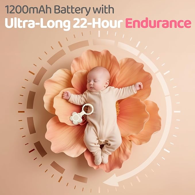 2025 Mom's Choice Awards | Portable White Noise Sound Machine Baby | 25 Soothing Sounds | Rechargeable Travel Sound Machine Baby with Night Light | Newborn Essentials | Nursery, Home, Sleep Aid-CubbioJoy