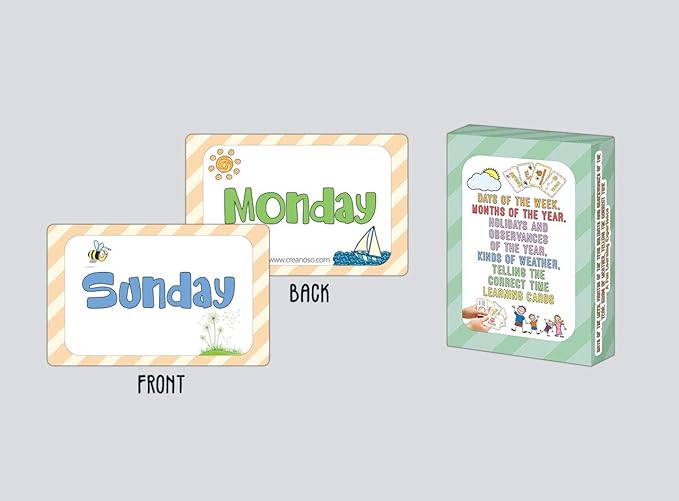 Creanoso US Schools and Learning Flash Cards Series (2-Deck)-CubbioJoy