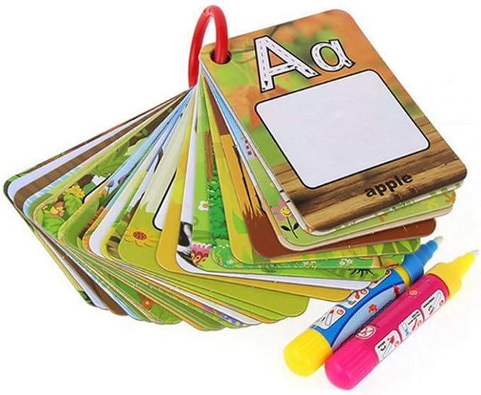 Coolplay A-Z 26 Alphabet Water Cards, Children Drawing Card for Kids Educational Toys for Travel-CubbioJoy