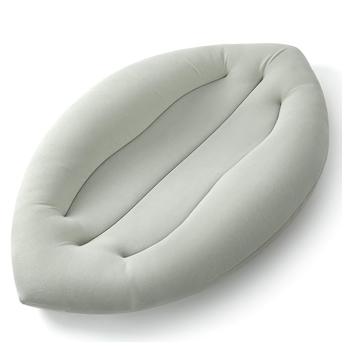 Baby Lounger for Newborn: Skin-Friendly & Breathable for 0-12 Months Infant Tummy Time Playtime & Diaper Changes - Portable & Lightweight Cushion for New Parents-CubbioJoy