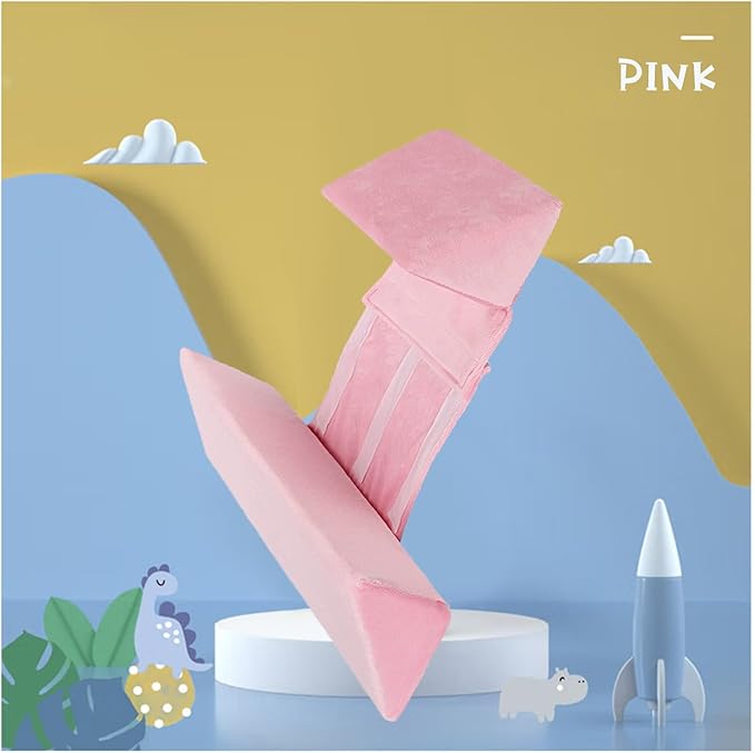 Baby Side Sleeper Weddge Breathable Pillow, Removable and Washable Breathable Bedding Set Collection Size Memory Foam (Adjustable Fill) Bed Pillows Set-CubbioJoy