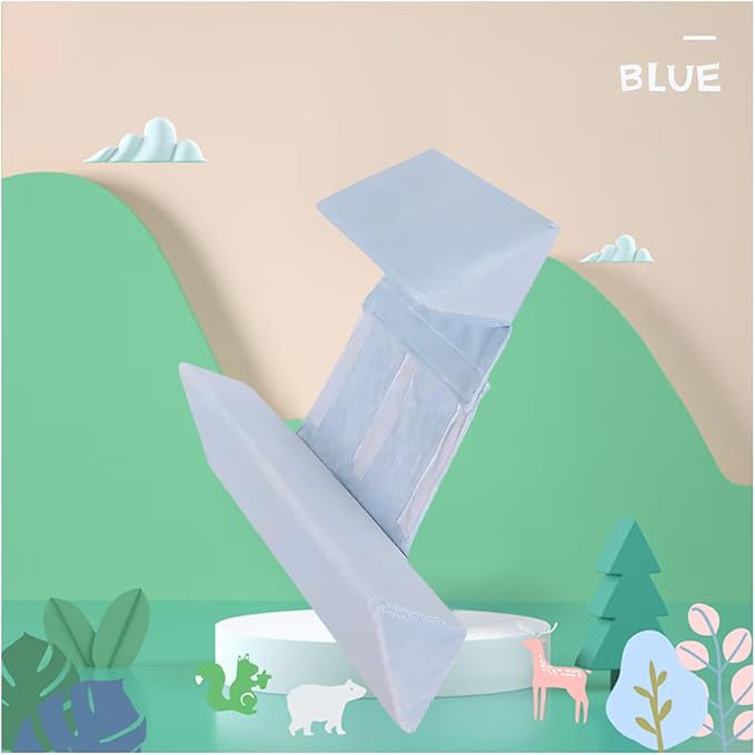 Baby Side Sleeper Weddge Breathable Pillow, Removable and Washable Breathable Bedding Set Original Down Alternative Pillow for Sleeping-CubbioJoy