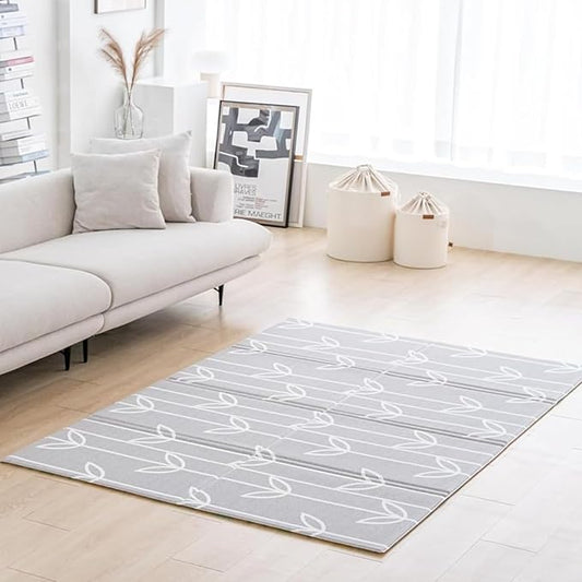 Baby Care Foldable Mat - Sea Petals(Gray), Large-CubbioJoy