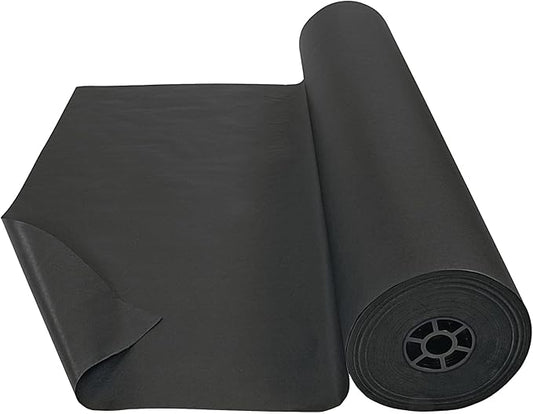 Colorations Dual Surface Paper Roll Classroom Supplies for Arts and Crafts Black (36" x 1000') (Item # DSBK)-CubbioJoy