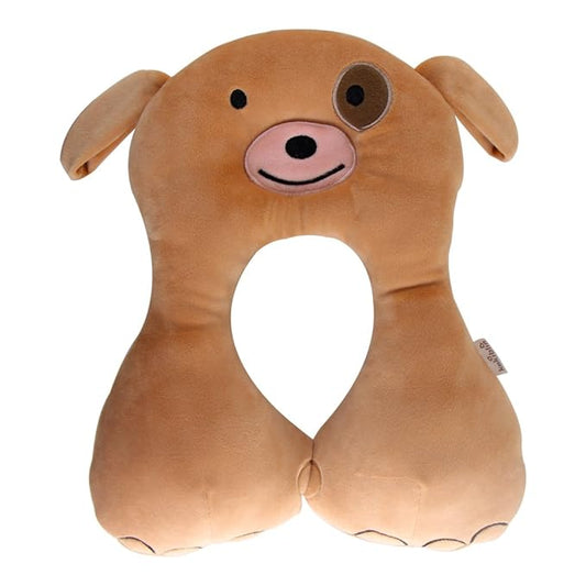 KAKIBLIN Baby Neck Pillow, Upgraded Baby Support Pillow,Head Pillows for Carseat, Newborn Neck Support for Car Seat,Pushchair,Travel(Brown)-CubbioJoy