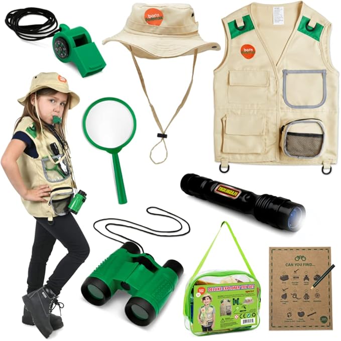 Born Toys Kids Costumes Set, 3-in-1 Dress Up & Pretend Play, Ages 3-7, Washable-CubbioJoy