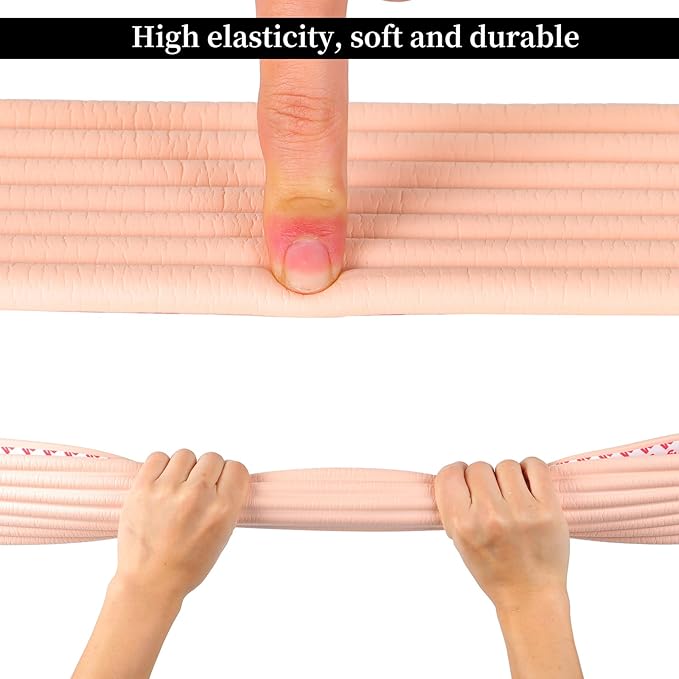 Corner Protector for Baby, Widen Edge Protector with Adhesive Backing, Baby Proofing Edge Corner Protectors Self Adhesive Furniture Corner Guard Bumper for Table, Desk, Fireplace (Pink, 6.6ft)-CubbioJoy