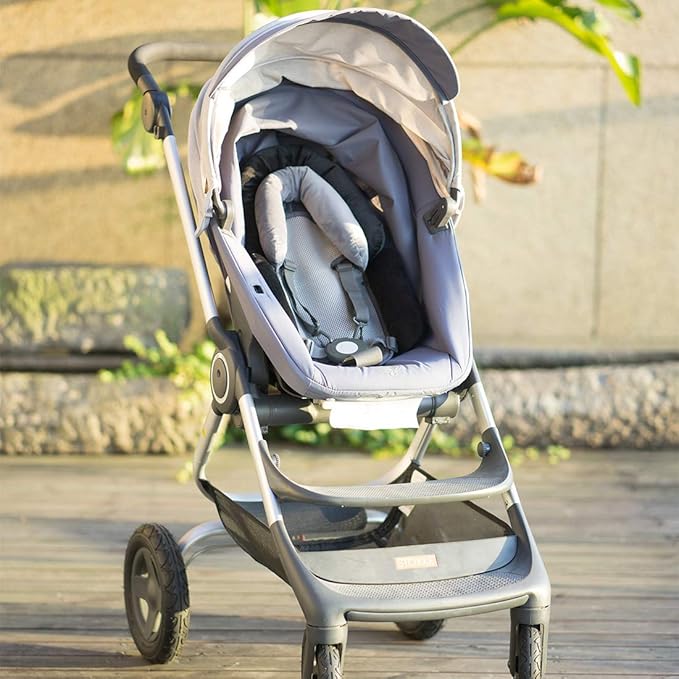 COOLBEBE Upgraded 3-in-1 Babybody Support for Newborn Infant Toddler - Extra Soft Car Seat Insert Cushion Pad, Perfect for Carseats, Strollers, Swings, Black-CubbioJoy