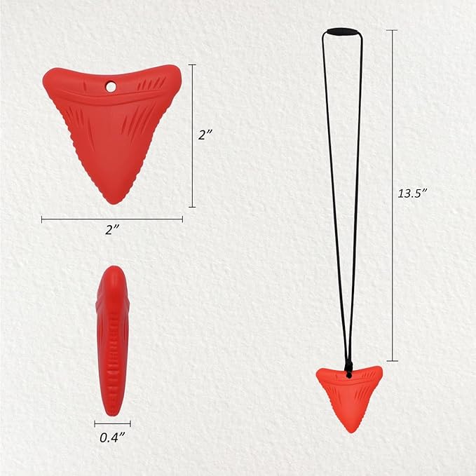 Chew Necklace for Kids Adults, Silicone Chew Toys for Kids Boys Girls with Anxiety Autism ADHD SPD Needs, Autism Sensory Necklaces for Chewing - 5 Pack-CubbioJoy