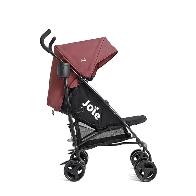 Joie Tansy Umbrella Stroller – Lightweight, Compact Folding with Multi-Position Recline – Travel-Friendly Stroller (Crimson)-CubbioJoy