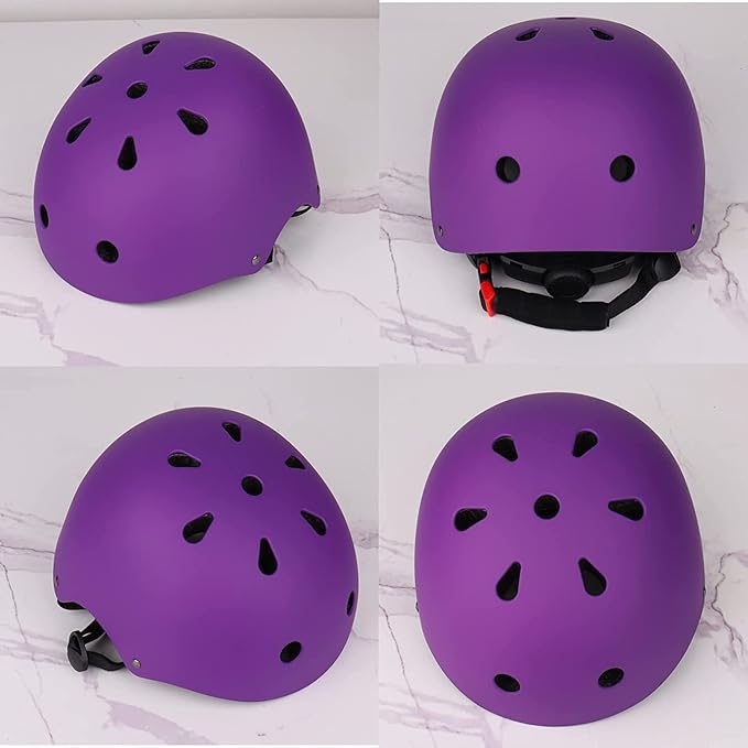 Adjustable Kids Helmet with Knee Pad, Elbow Pads & Wrist Guards - Toddler Bike Helmets for Ages 3-5, 5-8, 8-14 Years - Perfect for Skating, Biking, Cycling, and Skateboard - for Boys and Girls-CubbioJoy