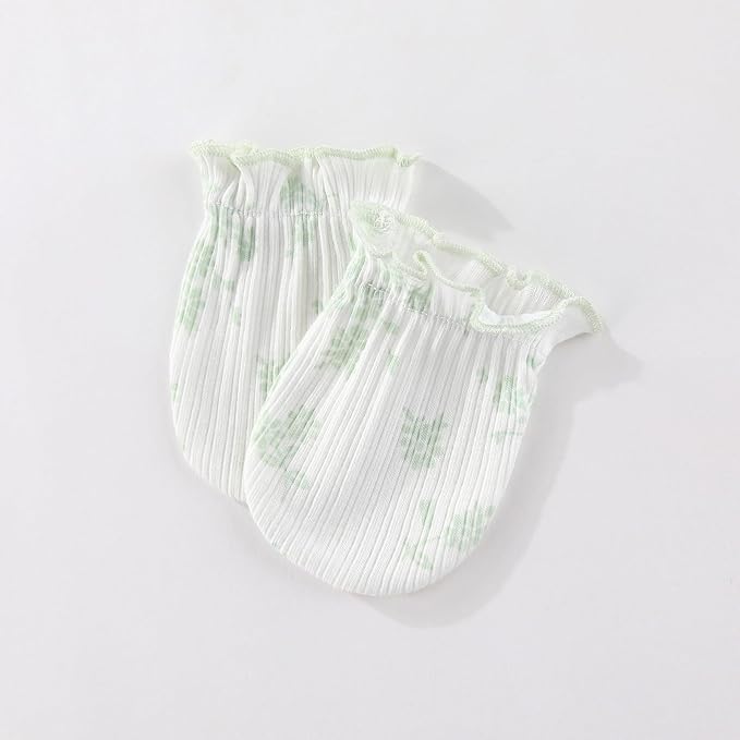 5 Pairs Baby Not Scratch Mittens 0-6 Months New Born Boy Girl Gloves Cute Infant Accessories-CubbioJoy
