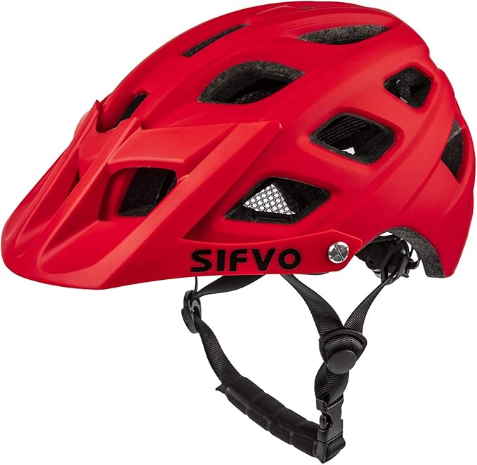 Kids Bike Helmet, SIFVO Kids Helmet 8+ Boys and Girls Bike Helmet with Cool Visor, Bike Helmets for Kids, Youth Bike Helmet Kids Mountain Bike Helmet Lightweight and Sturdy【55-58cm】-CubbioJoy