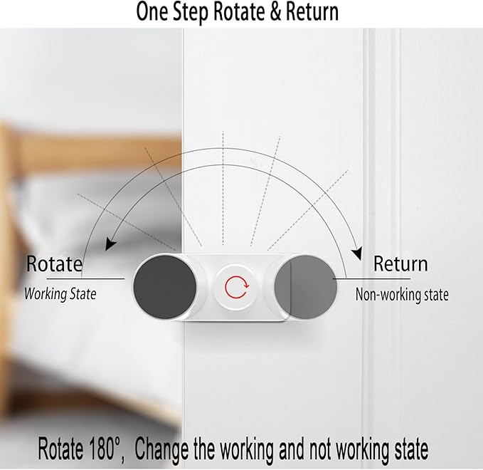 CMINGJ (8 Pack) Adjustable Door Guard Door Stop, Door slam Stopper, Finger Pinch Guard,Revolving Door Stopper for Baby Child Proofing, Anti Door slam, Pet Door Stopper, Easy to Install,White (8 Pack)-CubbioJoy