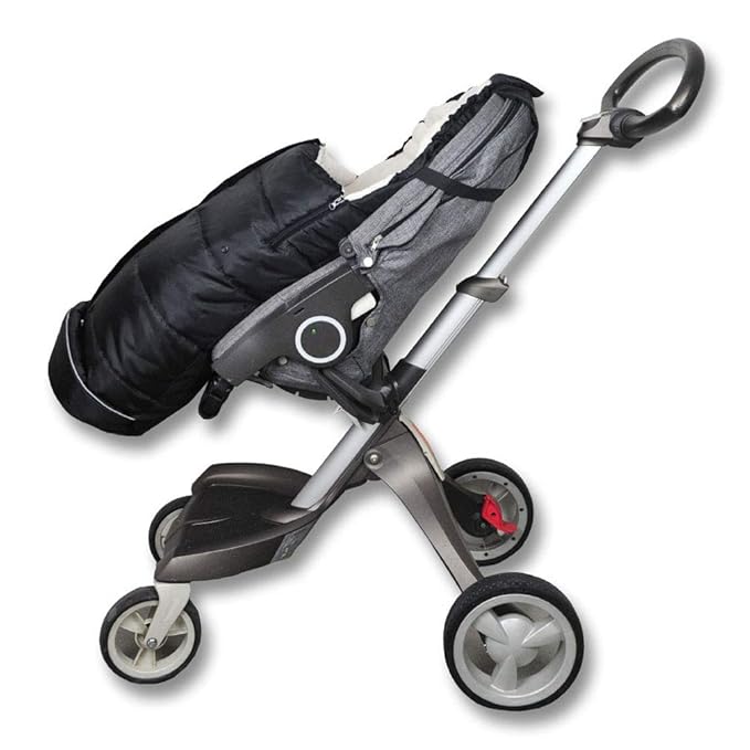 Cozy Baby Sleeping Bag Adaptable for Most Style Strollers,Comfortable Warm Coral Lining, Practical Design of Toddler Stroller Footmuff-CubbioJoy
