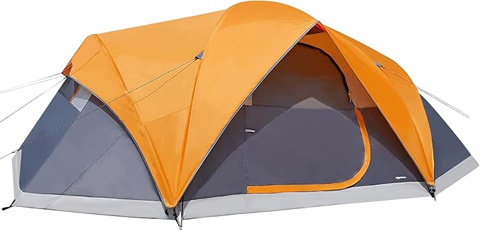 Amazon Basics Camping Tent, 3-Season Dome Design with Rainfly-CubbioJoy