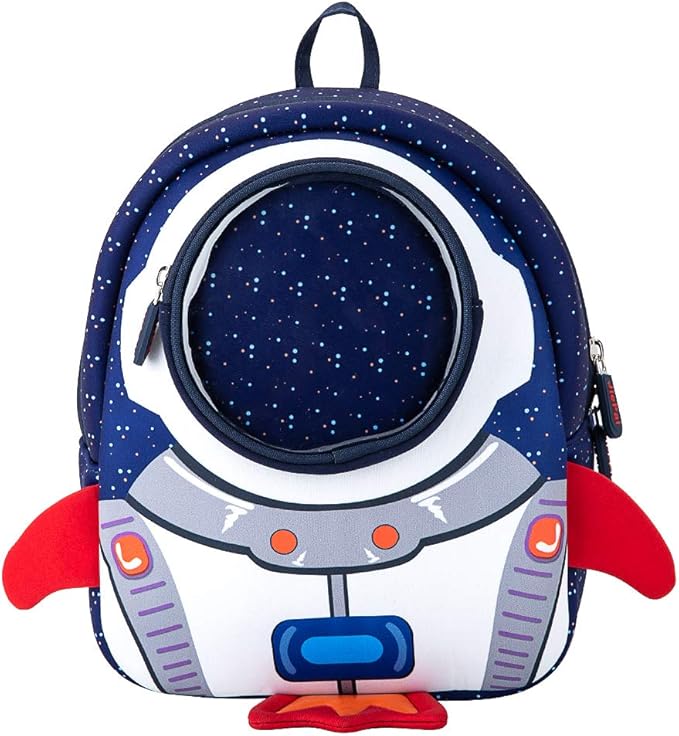 JiePai Toddler Rocket Backpack Leash Anti-lost Waterproof 3D Cartoon Kids Backpack-CubbioJoy