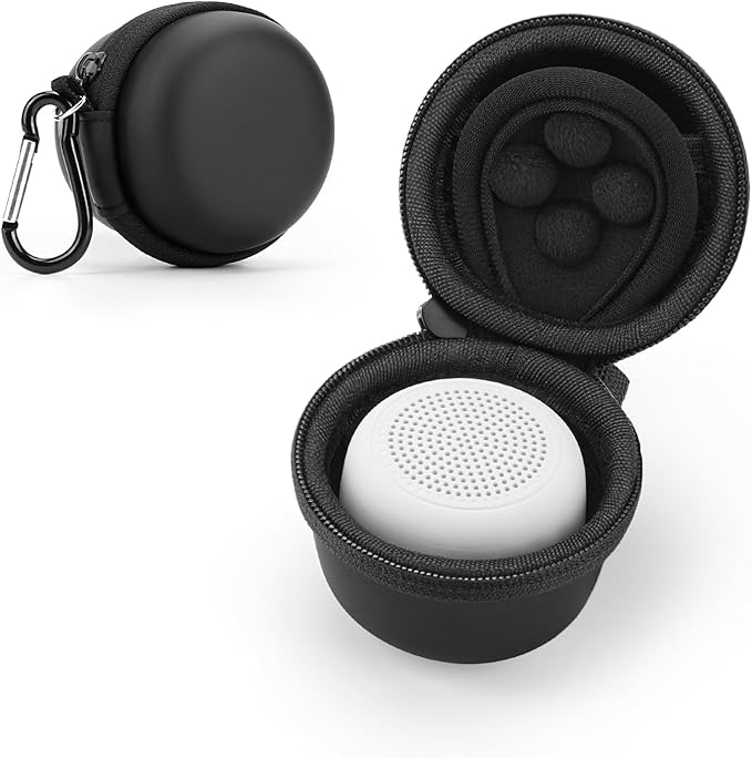 Carrying Case for Babelio White Noise Machine, Mini Sound Machine Protective Compact Traveling Storage Bag, Scratches Shockproof Waterproof (Only Case) (Black, S)-CubbioJoy