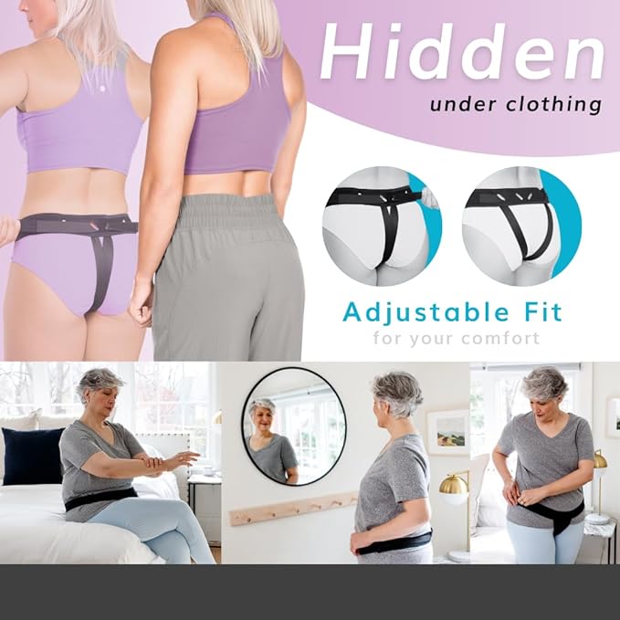 BraceAbility The Pelvic Pro Patented Prolapse Uterus Support Belt Girdle for Women’s Prolapsed for Dropped Bladder, Vulvar Varicosities, Postpartum Recovery, Symphysis Pubis Dysfunction Pain (M)-CubbioJoy