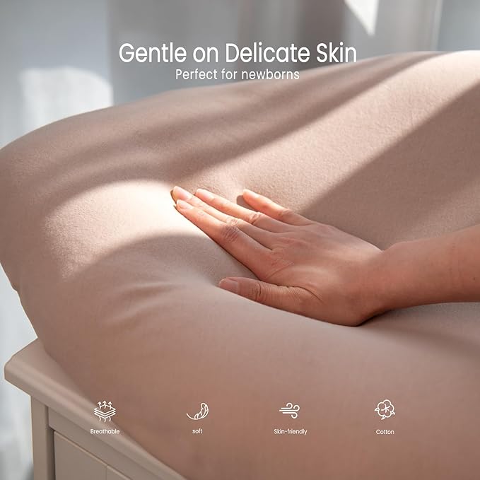 Baby Lounger Cover: Skin-Friendly & Breathable Slipcover for Lounging & Playtime - Snug Fit & Zipper-Free for Safty Daily Homeuse - Must Have for New Parents-CubbioJoy