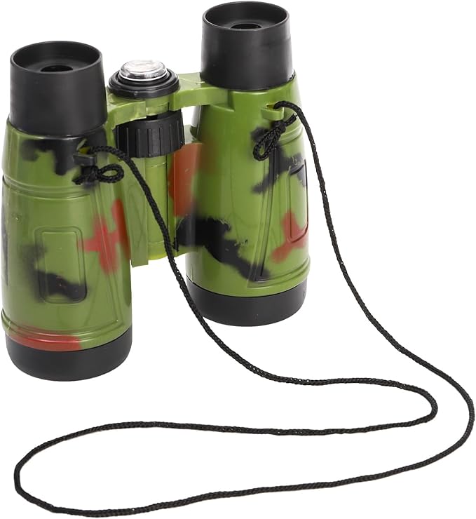 20 Pack Binoculars Toy for Kids, Kids Binoculars with Compass and Neck String, Nature Exploration Toys, Party Favors Learning Gifts for Sightseeing, Camping Adventure, Birdwatching-CubbioJoy