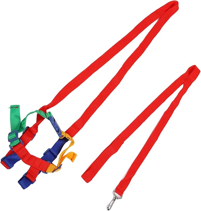 Dioche 2 in 1 Toddler Leash & Anti Lost Wrist Link for Toddlers, Breathable Regulable Shoulder Straps, Polyester Kid Safety Leash for Boys & Girls-CubbioJoy