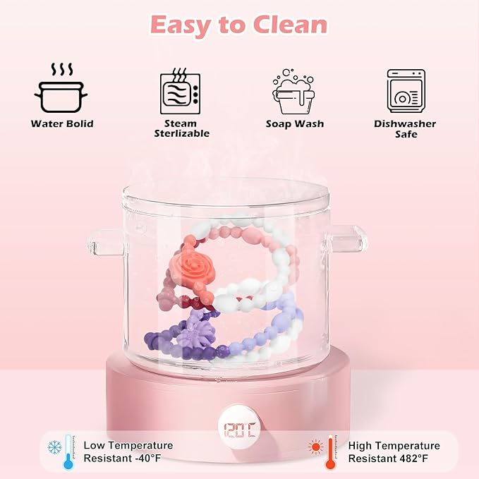 Chew Necklaces for Sensory Kids Adults, Flower Chewy Necklace Sensory Toys for Autism Nail Biting Anxiety, Fidget Necklace Oral Chew Toys, ADHD Tools for Boys Girls-CubbioJoy