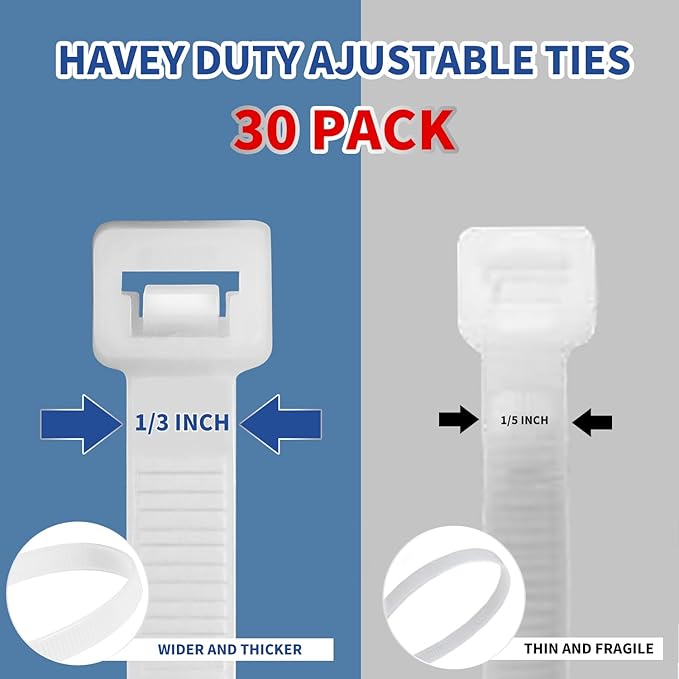 15 Pair Furniture Anchors for Baby Proofing, No Drill Upgraded Self-Adhesive Secure 168 Pound Furniture Prevent Falling Anti Tip Earthquake Straps for Child Safety-CubbioJoy