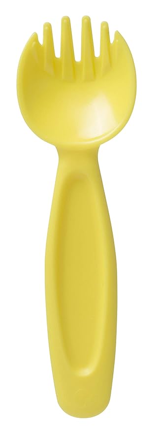 b.box Insulated Food Jar with Spork for Toddlers | Easy Open Container for Toddlers | Stainless Steel, 5hrs + of Perfect temperatures | Dishwasher Safe, BPA Free (Lemon Sherbet, 11 oz)-CubbioJoy