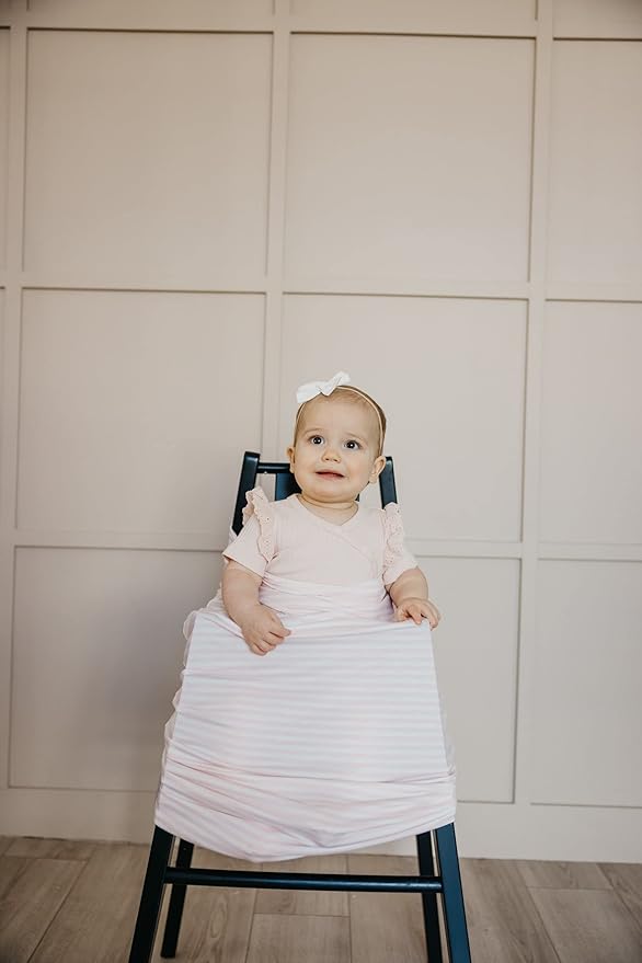 Copper Pearl Multi-Use Cover: Car Seat Covers, Nursing Cover, and Stroller Cover for Sun - Stretchy Fabric, All-Season Use, Stylish Designs, Easy Access for Moms - Winnie-CubbioJoy