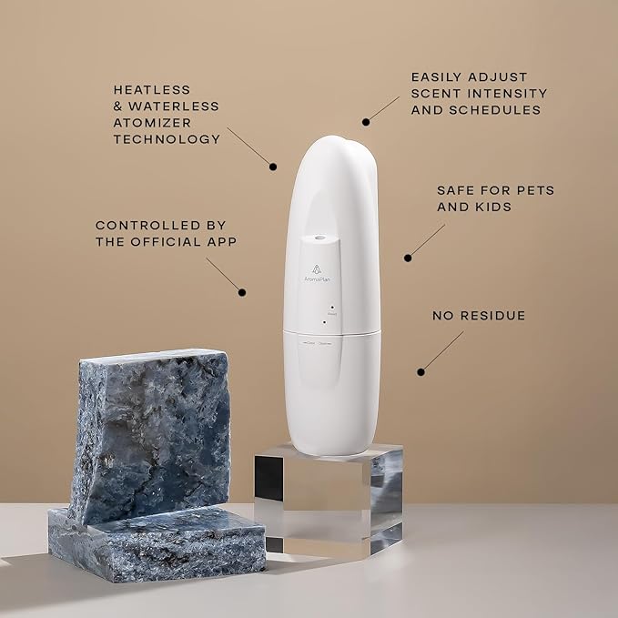 AromaPlan Authentic 2025 Upgraded Plug in Waterless Diffuser (2 Fragrances Included)-Cold Air & Nanotechnology Diffusers for Home & Office- Silent Wall Diffuser Plug in (2 Devices +2 Scents)-CubbioJoy