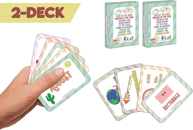 Creanoso US Schools and Learning Flash Cards Series (2-Deck)-CubbioJoy