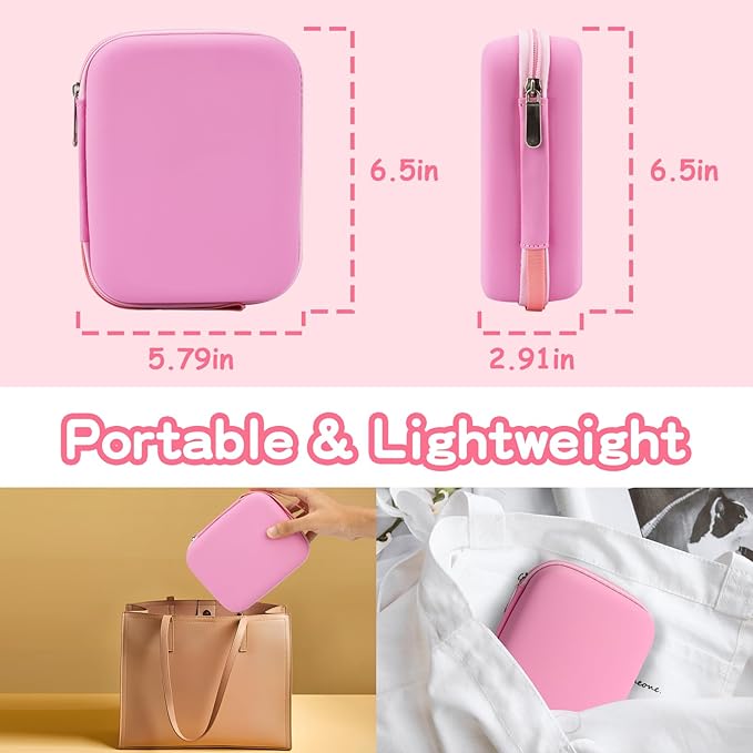 28 in 1 Baby Healthcare and Grooming Kit, Infant Baby Nursery Kit Electric Nail Trimmer Set with Gas Colic Passer Nasal Aspirator Nail Clipper Hair Brush Comb for Newborn Girls Boys (Pink)-CubbioJoy