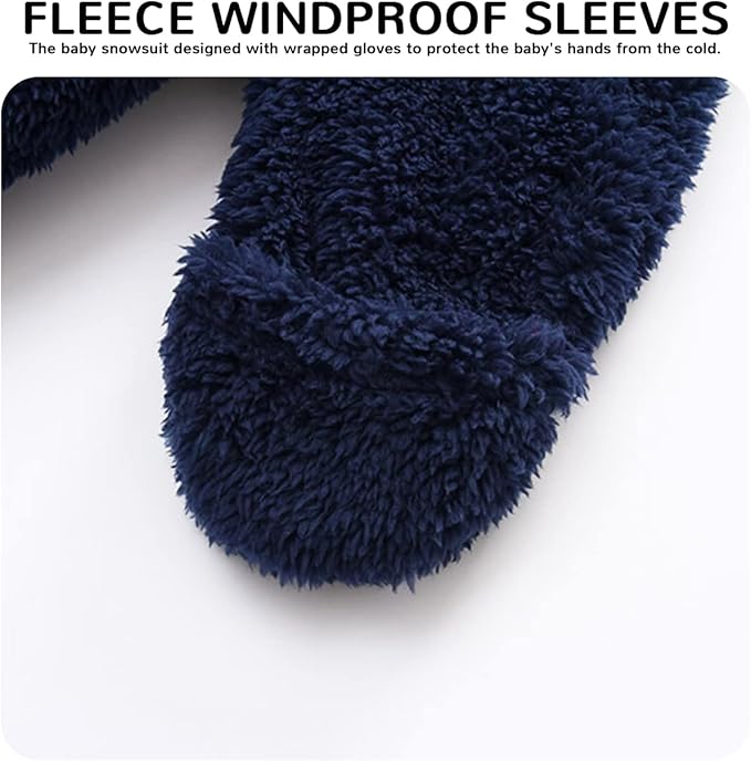 Baby Boy Girl Snowsuit Winter Warm Clothes Coat Infant Jumpsuit Toddler Outfit-CubbioJoy